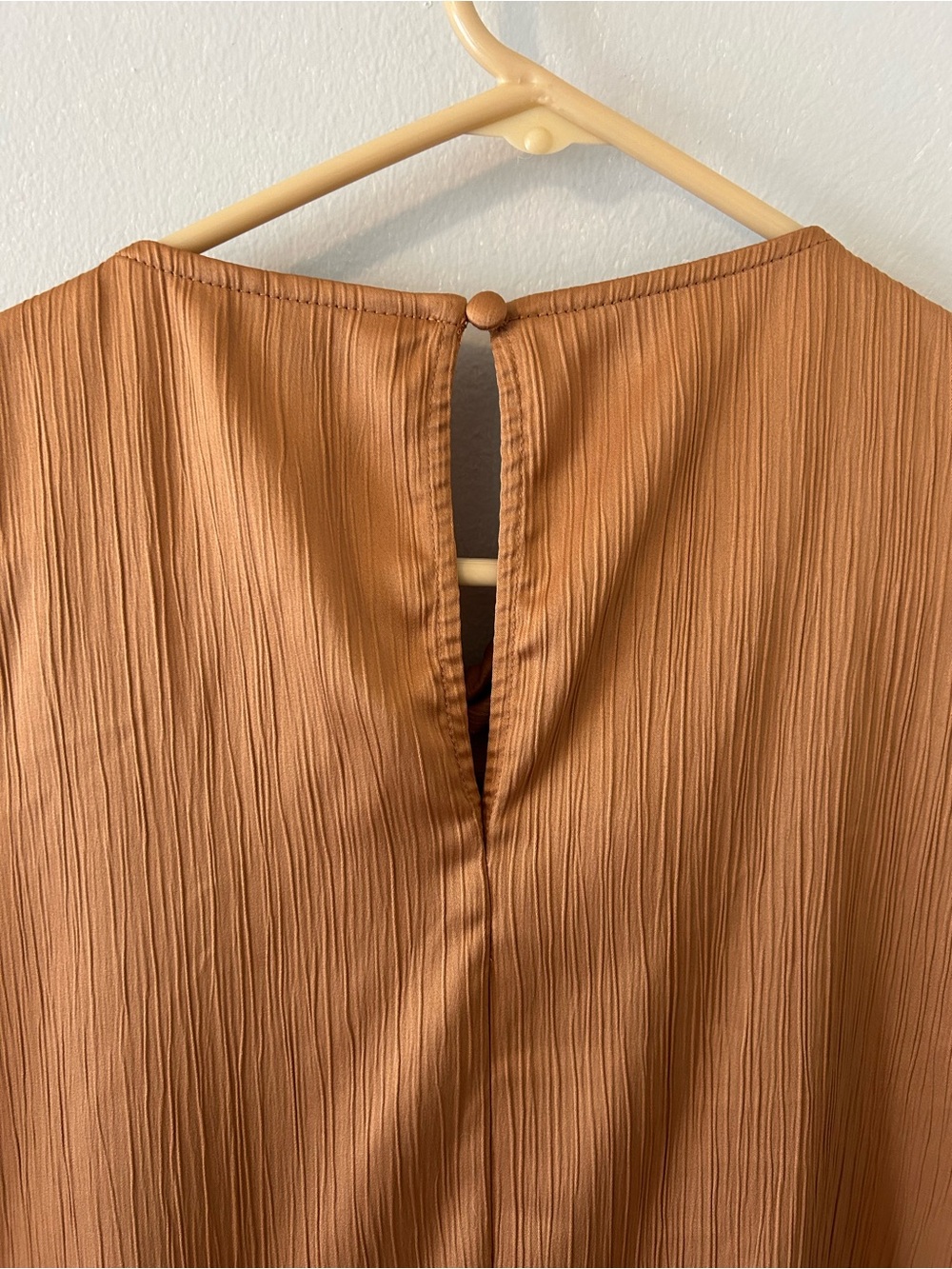 Nine West Sleeveless Twist-Front Blouse - Copper - Picture 6 of 6